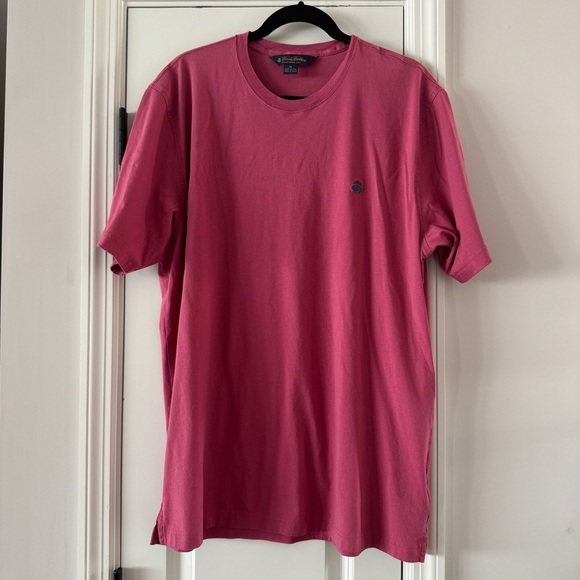 Brooks Brothers Red T-Shirt Size XL - Mens 100% Cotton Crew Neck Casual Top - Picture 1 of 5
